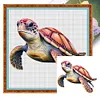 >SALE<Full Embroidery Eco-cotton Thread 14CT Printed Sea Turtle Cross Stitch 40x40cm