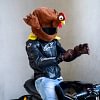 Motorcycle Helmet Cover Protective Soft Plush Full Helmet Cover Furry Fun Cartoon Animal Head Cover Motorcycle Riding Equipment Personalized Protection