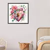 Flower Love Lock - Paint by Numbers Acrylic Painting 40*40cm