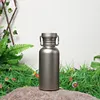 500/600/750ml Titanium Water Bottle with Lid Sports Kettle for Outdoor Picnic