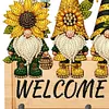 Wooden Special Shape Bee Gnome 3 Hooks No Punch Diamond Painting Hook Rail