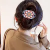 5pcs DIY Handmade Creative Mandala Pattern Wooden + PU Leather Daily Wear Hair Accessories Hair Clips Diamond Painting Artwork Kits