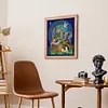 >SALE<Full Embroidery Eco-cotton Thread 14CT Printed Animal World Cross Stitch 34x39cm