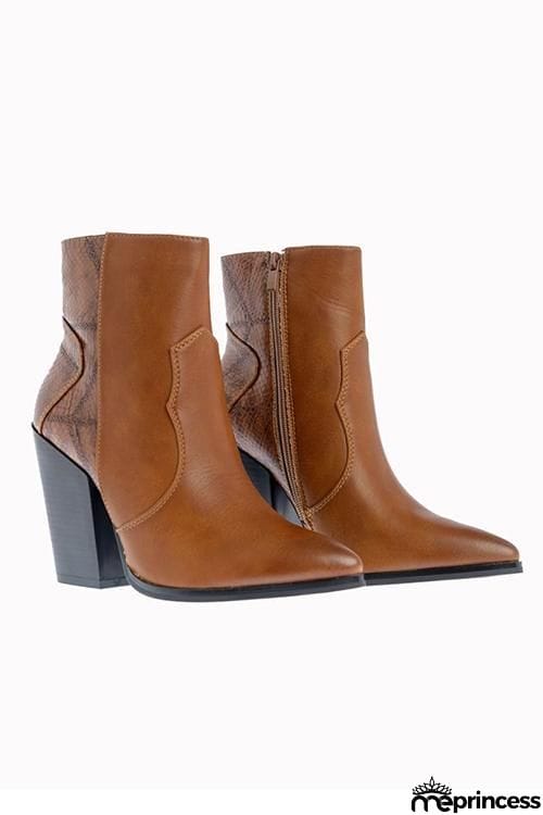 High Heel Pointed Toe Boots