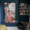 Girl Lion-14CT Stamped Cross Stitch 40*70cm/15.75*27.56in (Big Size)