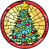 (Counted/Stamped) Christmas - 18CT Cross Stitch 20*20cm/7.87*7.87in