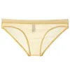 Men's Mesh Transparent Bulge Pouch Bikini Briefs Underwear Breathable Super Thin Briefs