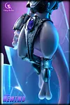 Legendary Pokemon Series Armor Mewtwo with LED - Pokemon Resin Statue - Fairy Studio