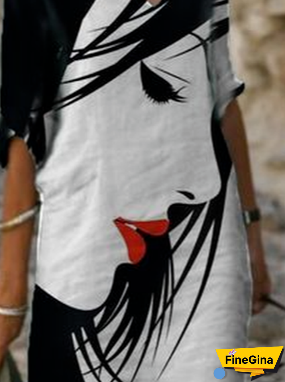 Casual V Neck Car Short sleeve Woven Dress