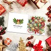 6PCS DIY Greeting Card Special shaped Diamond Painting Christmas Postcards