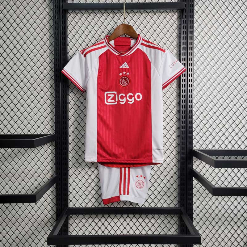2023-2024 kids Ajax Home jerseyFootball Shirt 1:1 Thai Quality