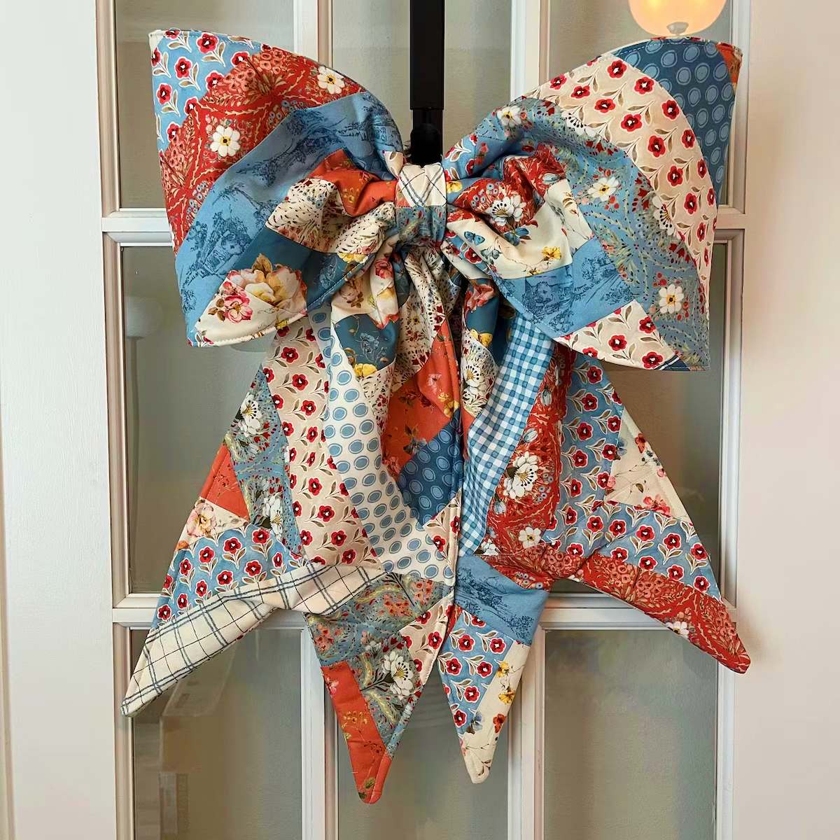 Patchwork Bow Pattern Patchwork Bow Sewing Template - With Instructions
