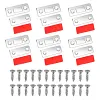 Aimant Porte Placard Ultra Mince Loquet Magnetique en Acier Inoxydable
