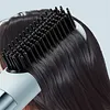 Cordless Hair Straightener Brush USB Rechargeable Portable Straightening Comb with 3 Temperature Settings & LED Display for Women Gift Idea for Home Travel