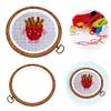 (US Local)Round Embroidery Hoops Circle Cross Stitch Hoop Ring for Quilting Stitching