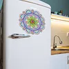 Diamond Painting Double-Layer Flower Mandala Refrigerator Magnet 360 Rotating Magnetic Refrigerator Sticker