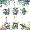 6 PCS Hummingbird Double Sided - 5D DIY Keychain