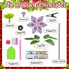 8pcs Flower Shape DIY Diamond Painting 3D Composite XMAS Floral Decorative Set