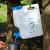 12L Camping Water Jug with Faucet Portable Water Tank for Vehicle Car Camping
