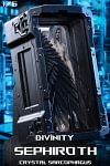 Sephiroth in the Crystal with LED - (FF7) Final Fantasy VII Resin Statue - Initial Fantasy Studio