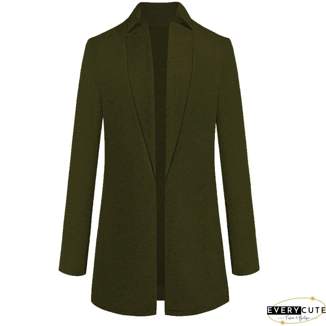 Long Wool Coat for Women, Plus Size, Winter Warm