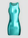 Men's vest shiny hip dress