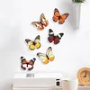6Pcs Butterfly DIY Diamond Painting Butterfly Decorative Stickers Set with Light Kit