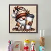 (Multi-Style) Coffee Gnome-11CT Stamped Cross Stitch 40*40cm/15.75*15.75in