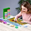 15pcs/30pcs Diamond Painting Beads Storage Containers Trays, 2-in-1 Diamond Art Tray and Beads Storage, Diamond Painting Accessories Diamond Painting Trays with Lids, Beads Art Tools Storage Rack