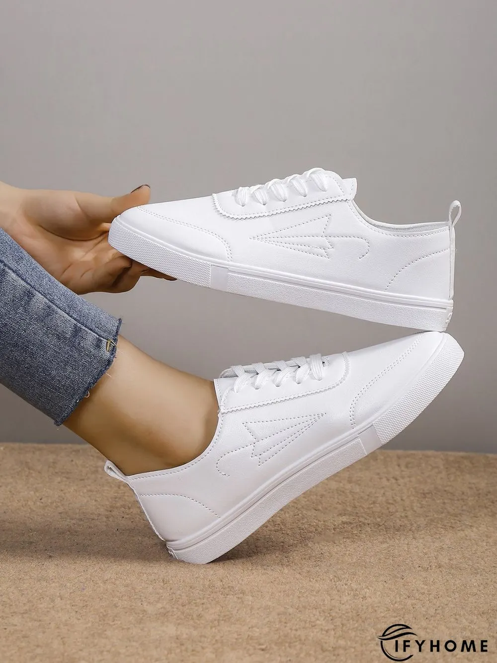 Women's Lace-up Front Flat Shoes | IFYHOME