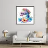Dolphin - 18CT Stamped Cross Stitch 20*20cm