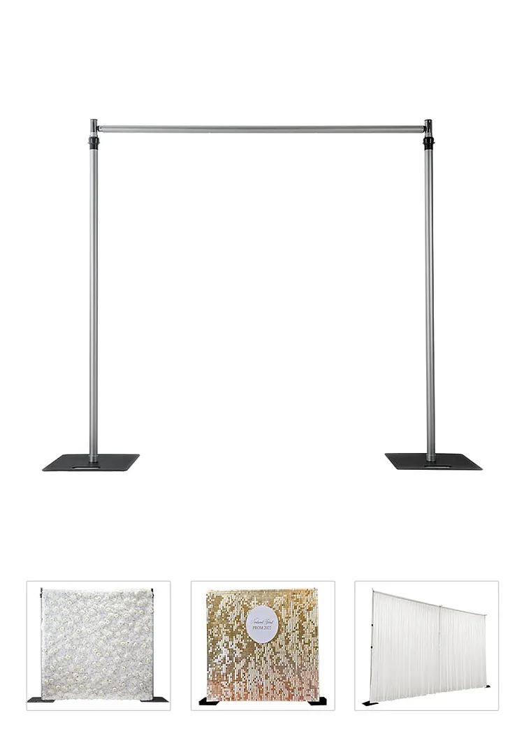 8&prime; x 8&prime; | Pipe & Drape Backdrop Hardware Kit