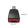 Car Buckles-Safety Auto Extension Clip Connector Seat Belt Extender 2-Pack