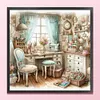 Cottage - 14CT Stamped Cross Stitch - 50*50cm