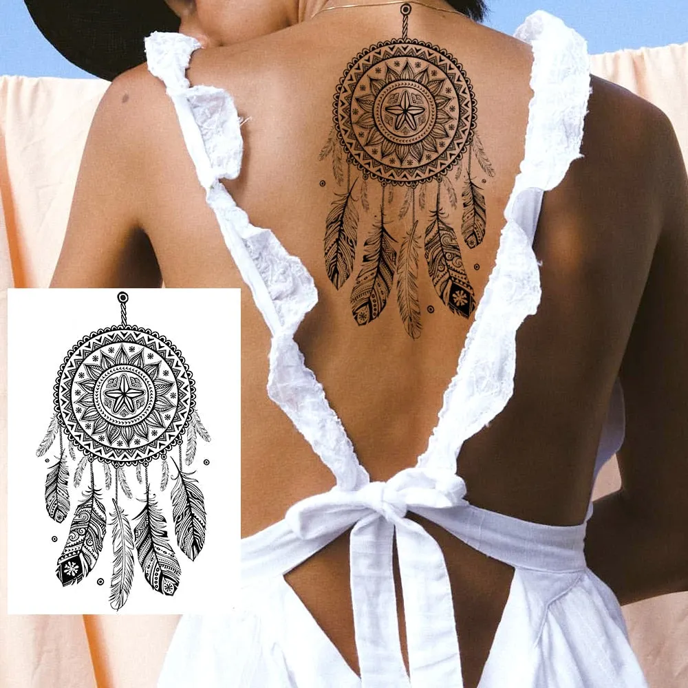 Realistic Sexy Peony Tattoos Temporary Women Adult Flower Arm Tattoos Sticker Waterproof Fake Floral Bloosom Body Leg Art Tatoos 530-1