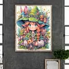 (US Local)Girl-Full Round Diamond Painting(40x50cm)