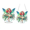 2Pcs Green Butterfly Fairy - 5D DIY Craft Pendant