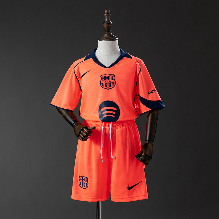 Kids Barcelona 25/26 Third Football Jersey