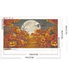 >SALE<Halloween 5D DIY Full Drill Round Diamond Painting Kit Home Wall Decor 70x40cm