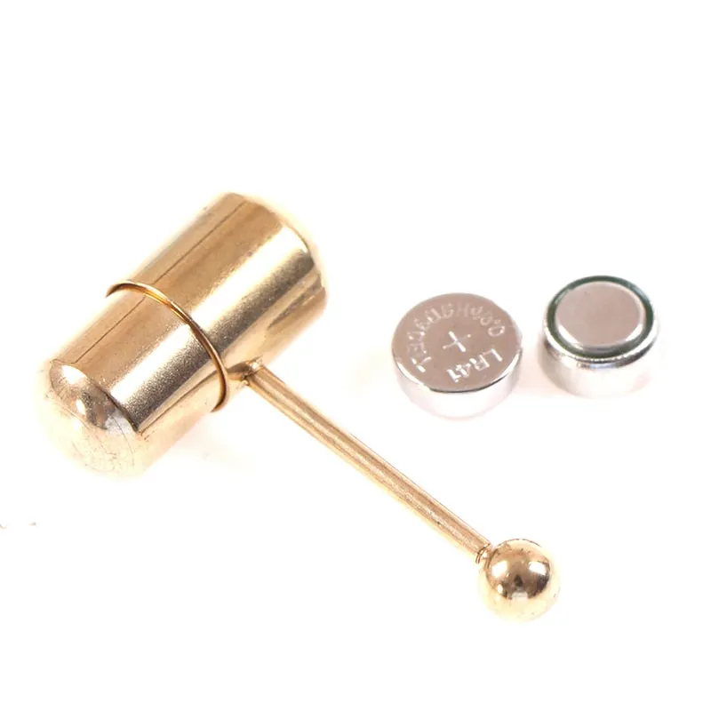 Nightclub Fashion Steel Vibrating Tongue Bar Ring Stud Body Piercing Jewelry