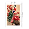 Peacock - 9CT Full Beaded Cross Stitch Kit(40x74cm)