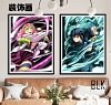 Mitsuri Kanroji & Muichiro Tokito Decorative Painting & Fridge Magnet - Demon Slayer: Kimetsu No Yaiba - BLK Studio