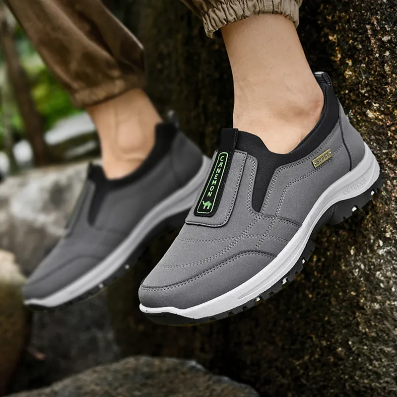 🔥Authenticity Guaranteed-Men's Comfortable Waterproof Breathable Orthopedic Walking Shoes Hiking Shoes