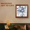 (US Local)Paint By Numbers Kit On Canvas DIY Oil Art Vase Picture Home Decor40x40cm
