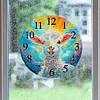(US Local)Wood Special Shape Alpaca 5D Diamond Painting Clock Art Craft for Home Decor