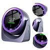 Desk Fan 100-Speed Digital Display Turbo Table Fan with Rechargeable Battery Wall-Mouted Design for Bedroom Home Office Travel