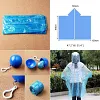 Imperm&eacute;ables d'Urgence Jetables avec Bo&icirc;te Portable