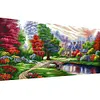 Ambilight-Full Embroidery 3 Strands 11CT Stamped Cross Stitch-131*66CM-Large Size