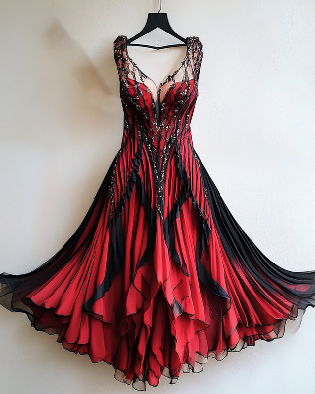 Summer fashion irregular multi-layered design dress c9ef