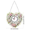 DIY Daisy 5D Hanging Clock Art Craft for Living Room Decoration